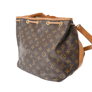 Louis Vuitton Bag Monogram Canvas Shoulder Brown Noe